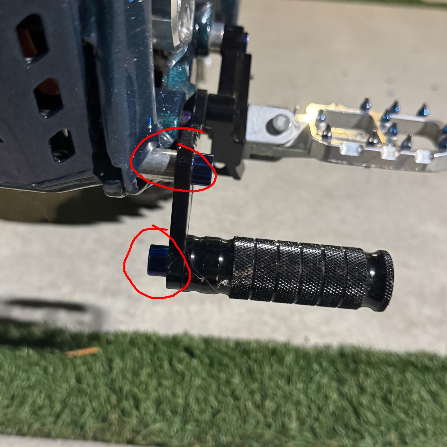 Titanium Shift Lock Mounting Bolts