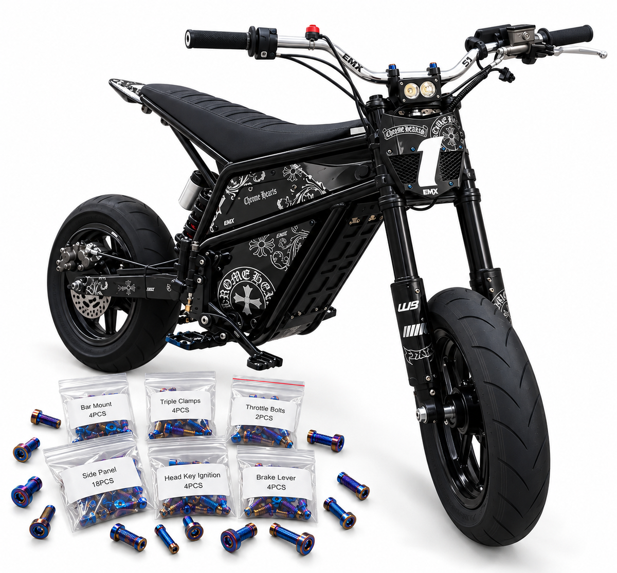 Heybike Villain Titanium Bolt kit