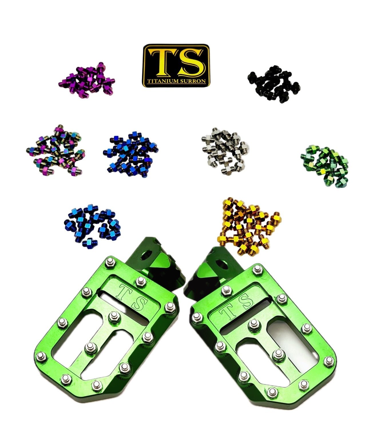 TS Custom Foot Pegs w/ Titanium Grips for Talaria and Altis
